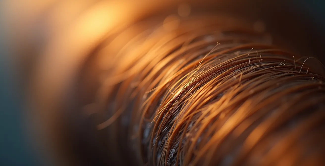 Analyse microscopique professionnelle du cuir chevelu en salon