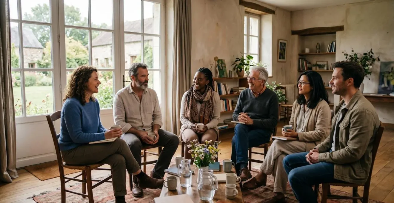 Groupe de participants à un atelier de prévention santé organisé par une mutuelle